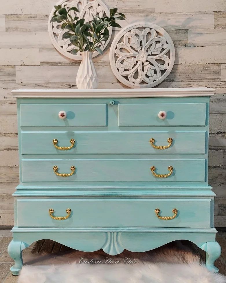 Pastel Blue Dresser