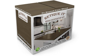 Countertop Kit - Kitchen Island - Charcoal - Retique It®