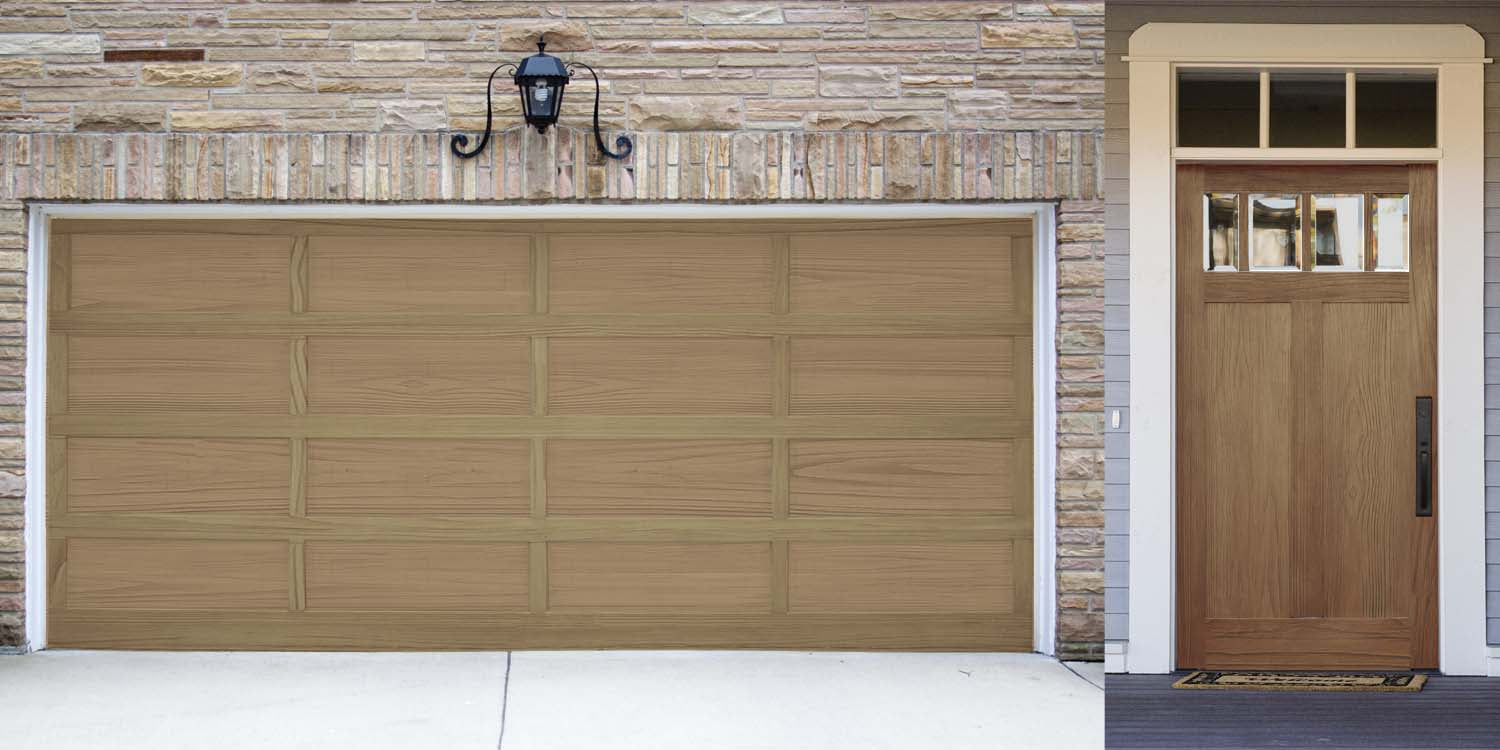 Wood'n Door Kit (Garage Door) - Barn Wood - Retique It®