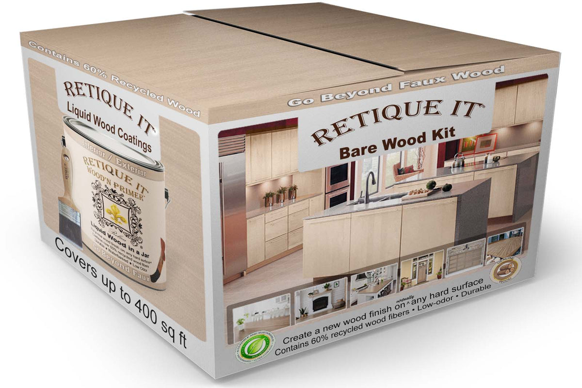 Bare Wood Kit (4x Lg) - Light Wood - Interior Top Coat