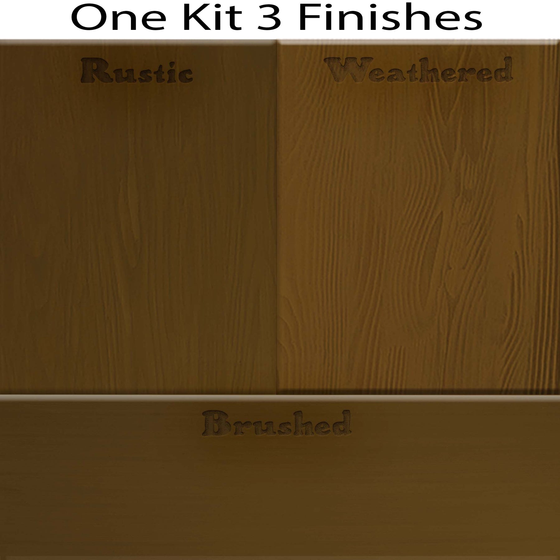 Countertop Kit - Kitchen Island - Dark Pecan - Retique It®