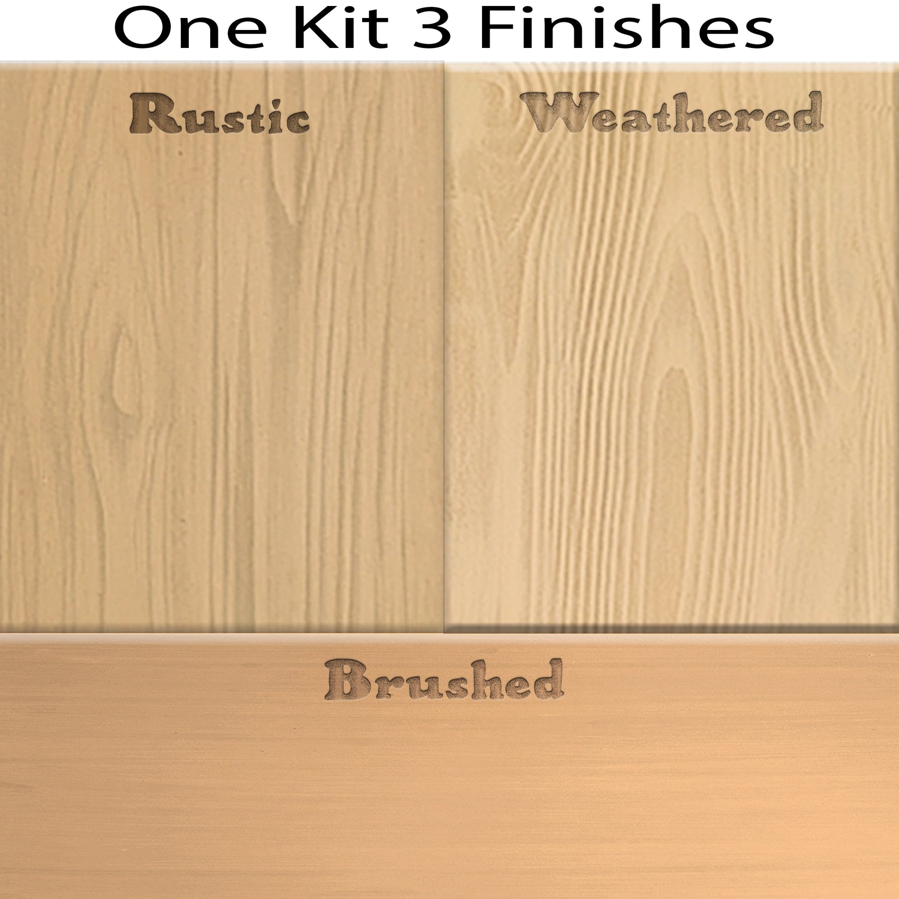 Tabletop Wood'n Finish Kit - Pickled Oak