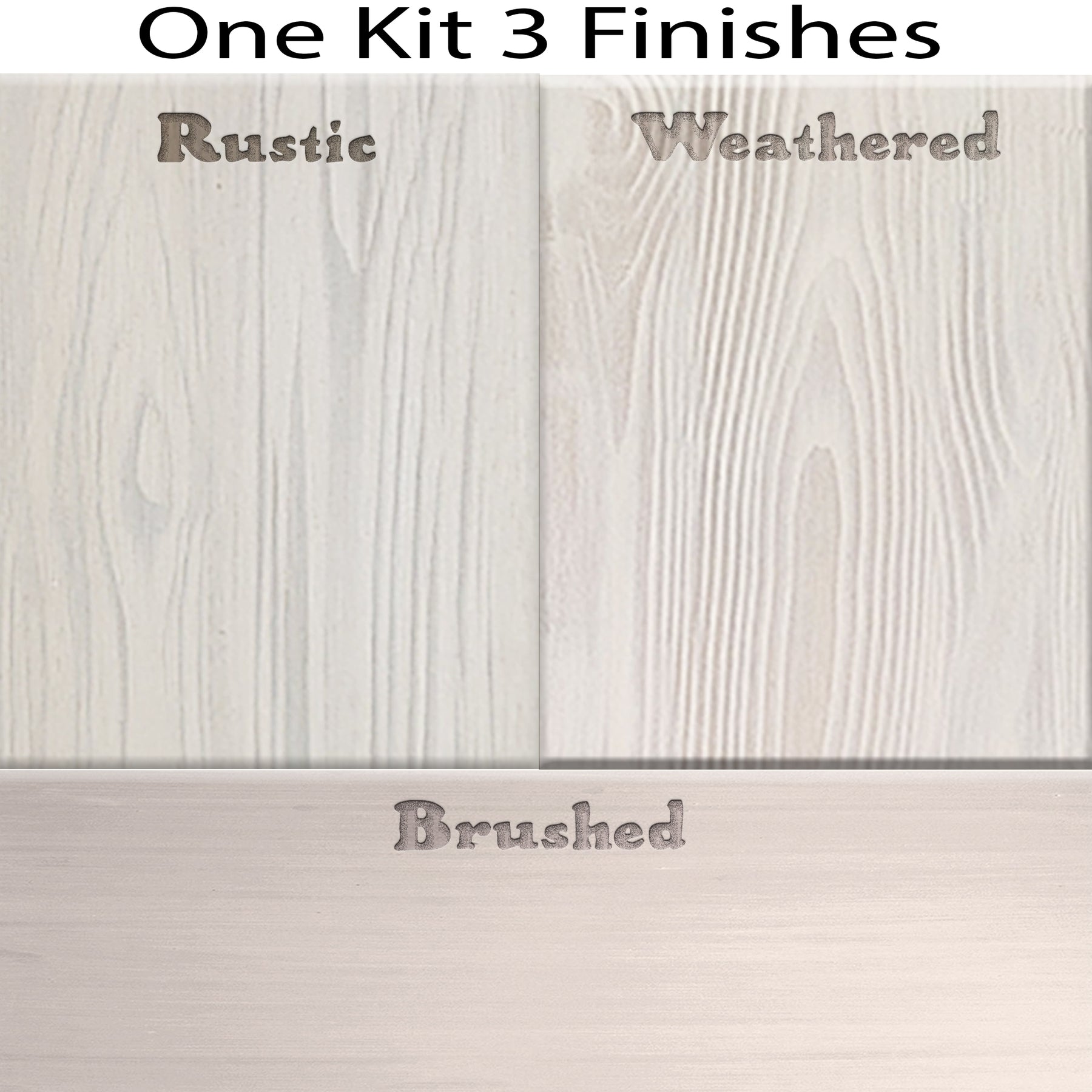 Countertop Kit - Full Kitchen - White Wash