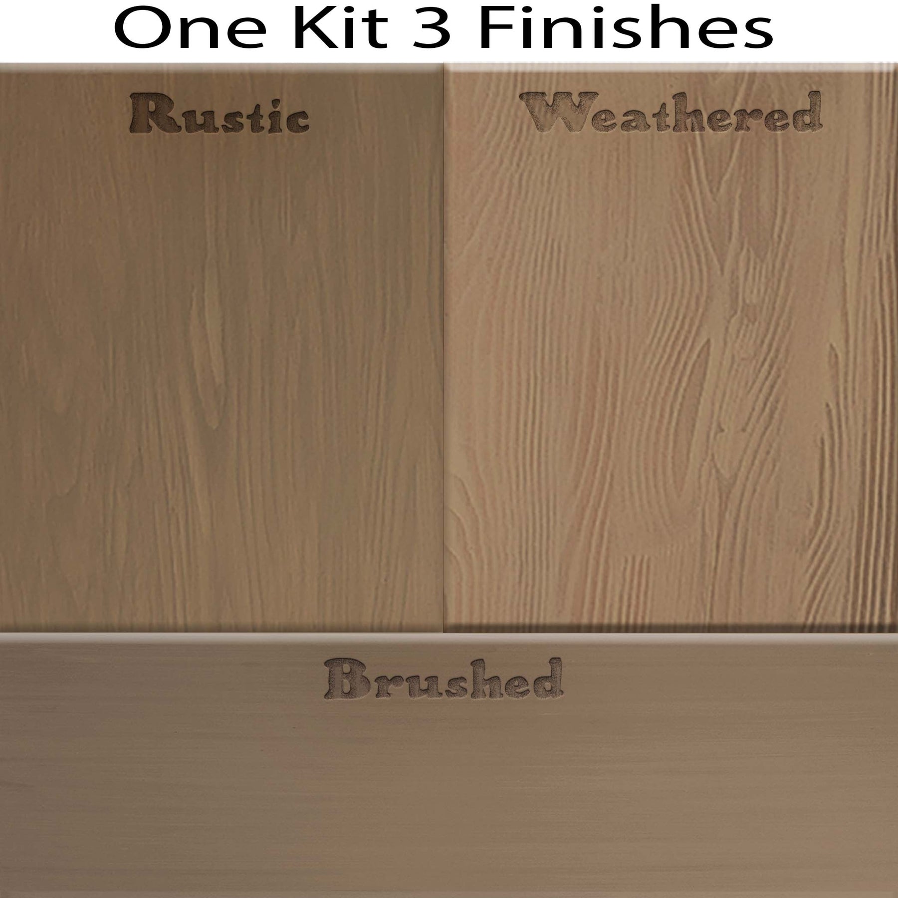 Multi-purpose Wood'n Kit (Med) - Barn Wood - Interior Top Coat