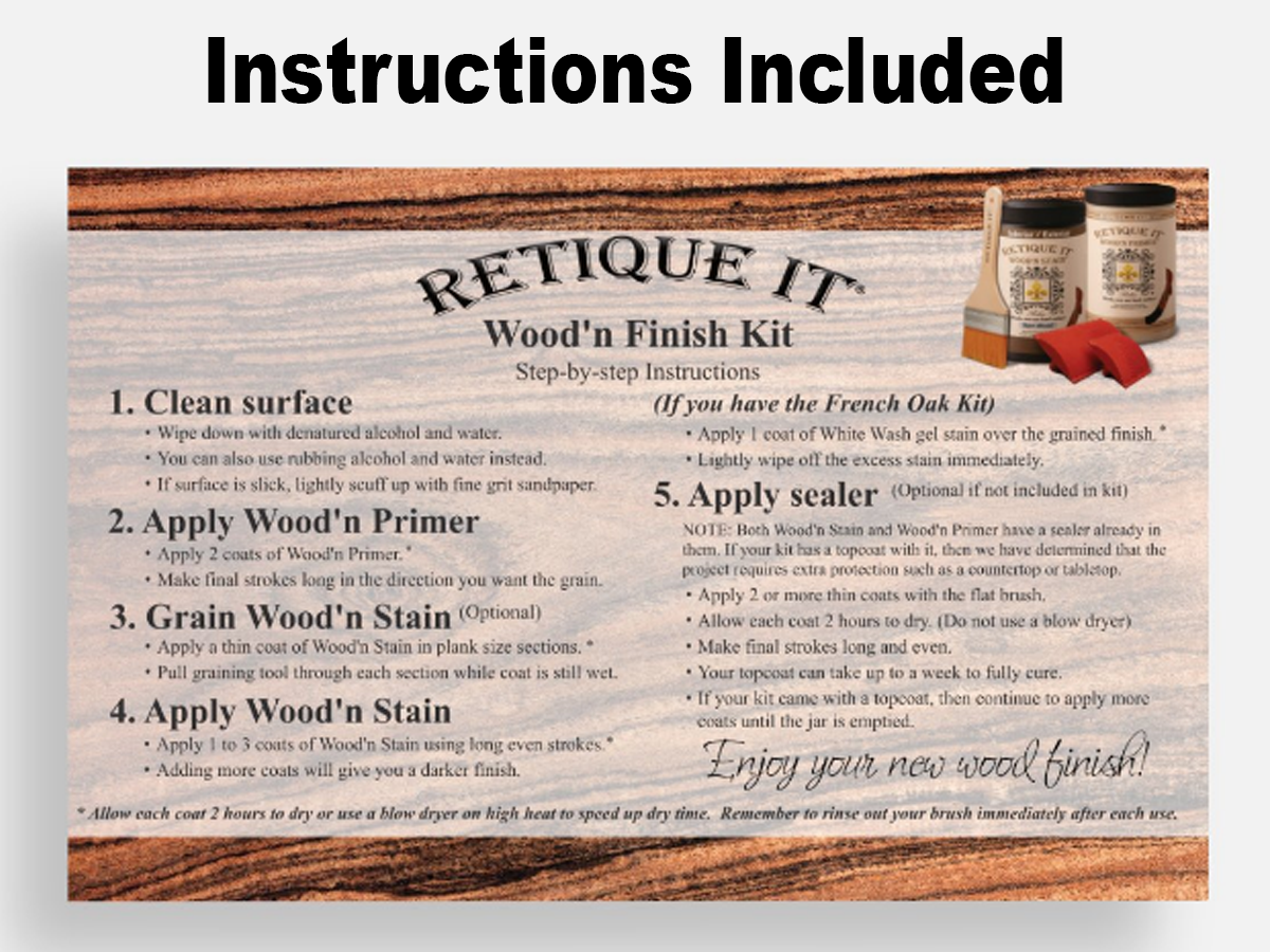 Tabletop Wood'n Finish Kit - Vintage Cherry