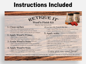 Tabletop Wood'n Finish Kit - French Oak - Retique It®