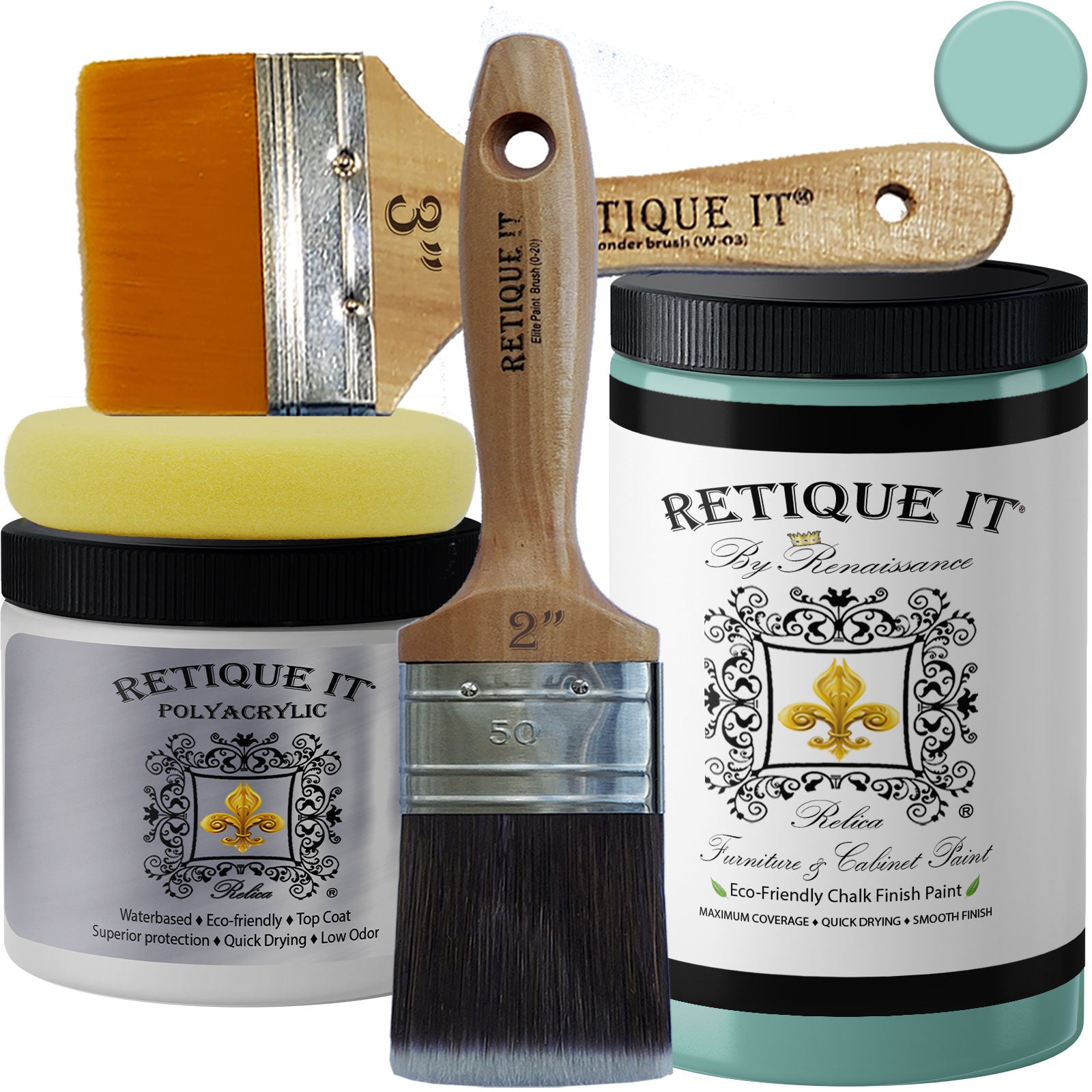 Renaissance Furniture Paint - Robin's Egg - Retique It®