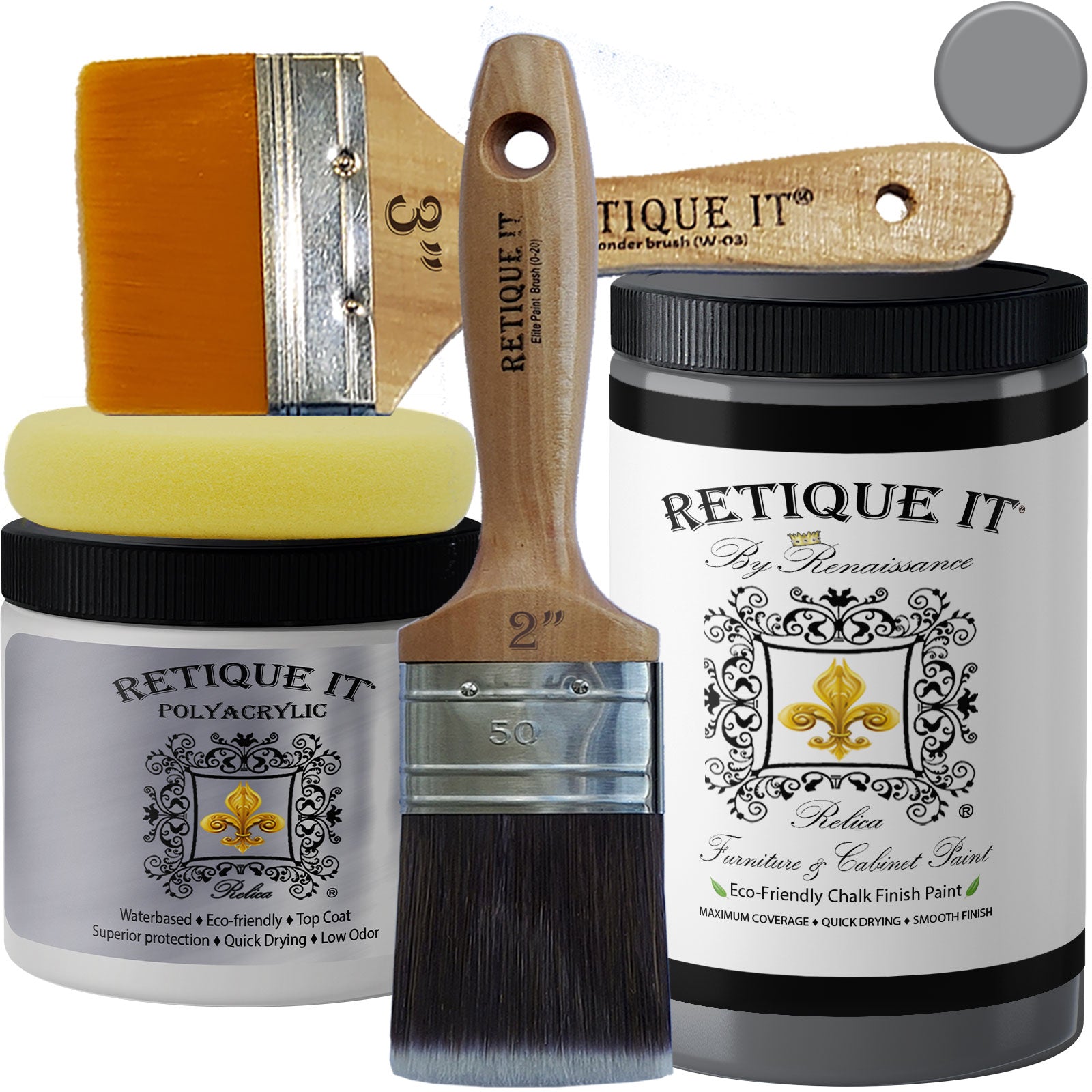 Renaissance Furniture Paint - Greystone - Retique It®