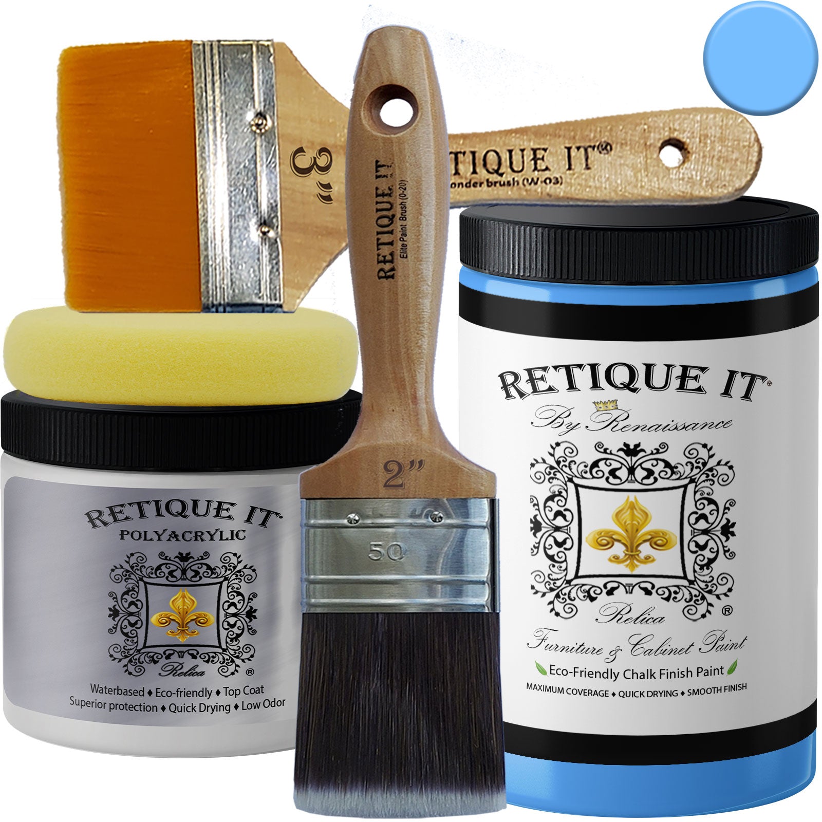 Renaissance Furniture Paint - Celestial Blue - Retique It®