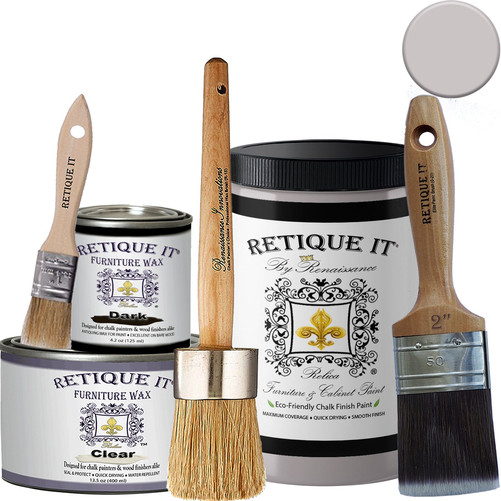 Renaissance Furniture Paint - Dove Grey - Retique It®